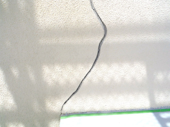 Uカット完了後の外壁の状態