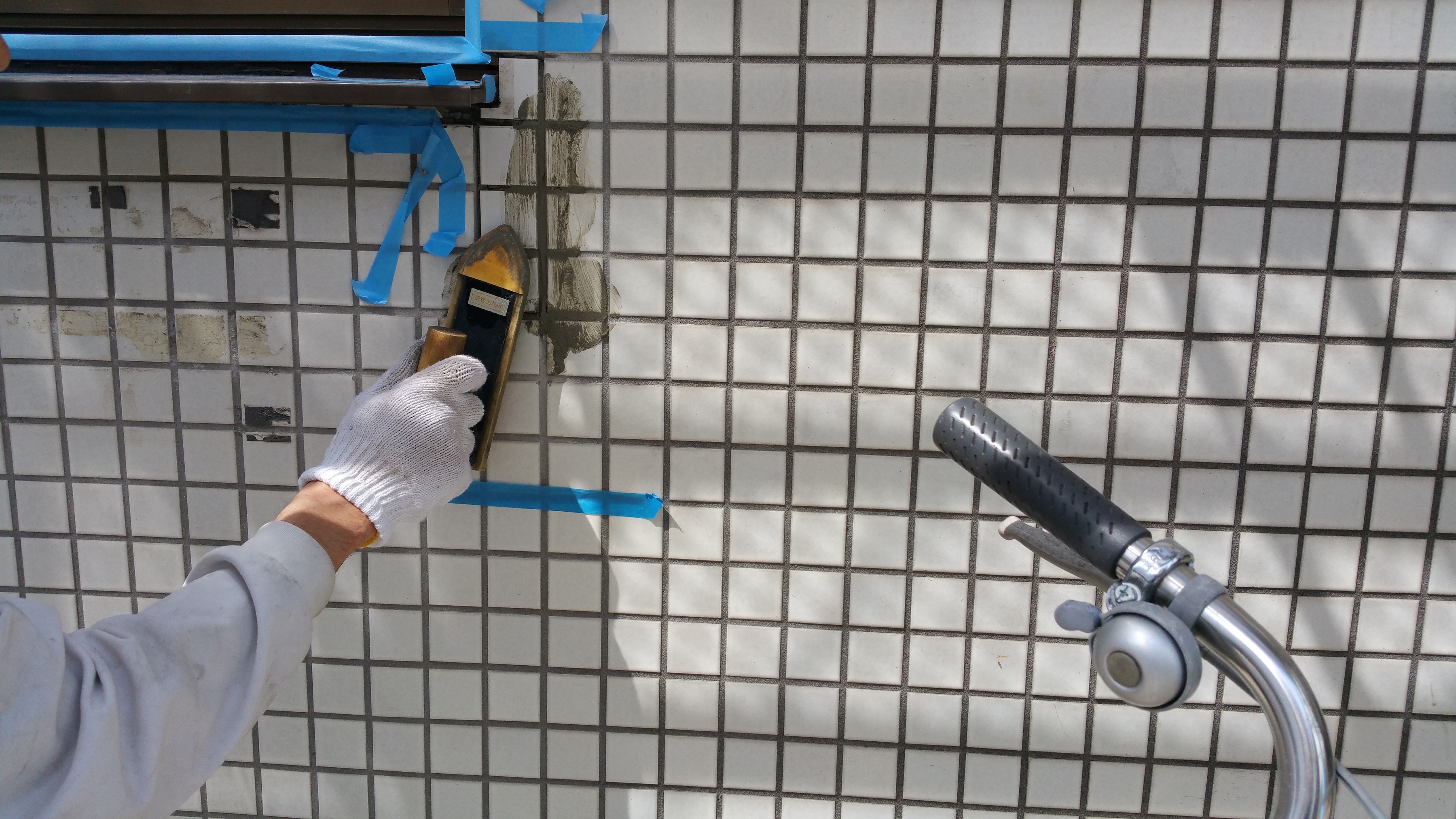 下地調整・張り付け