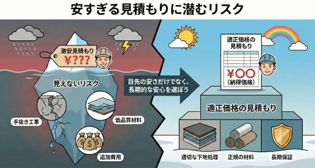 安すぎる見積もりに潜むリスク