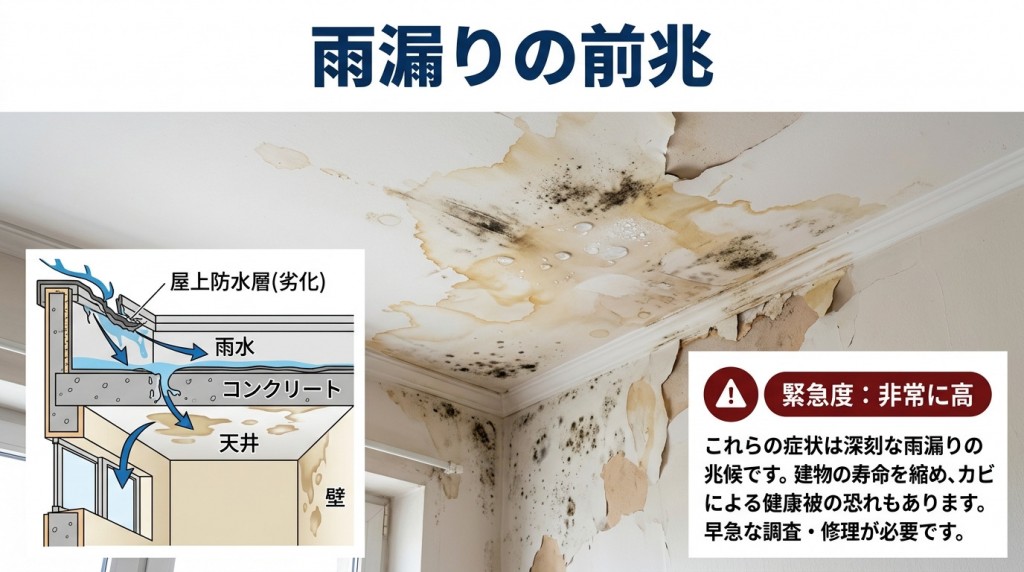 雨漏りの前兆
