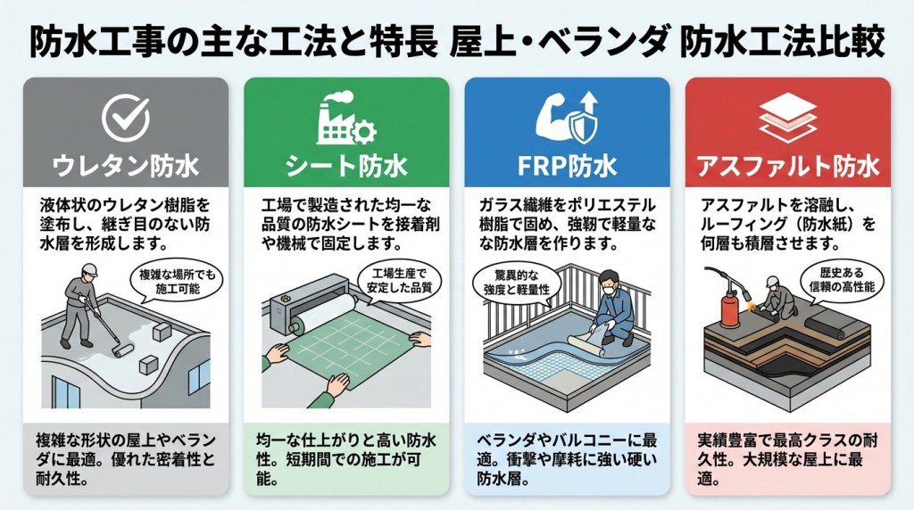 各工法のメリット